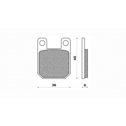 Τακάκια Daytona 36614 (FA115)(FD094) Τακάκια Daytona 36614 (FA115)(FD094)